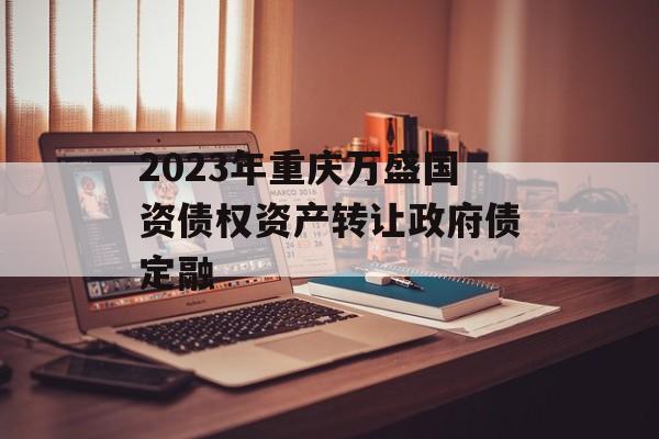 2023年重庆万盛国资债权资产转让政府债定融