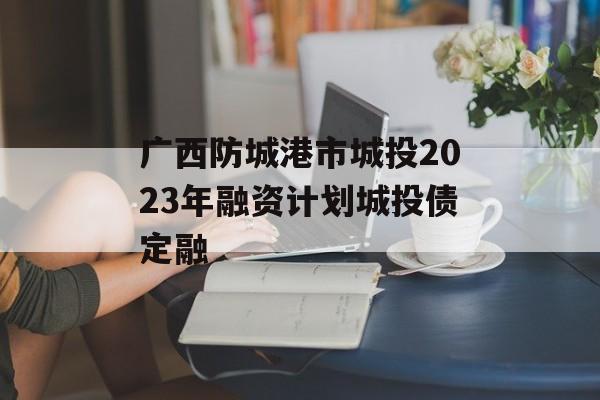 广西防城港市城投2023年融资计划城投债定融