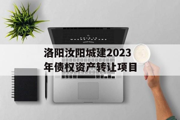 洛阳汝阳城建2023年债权资产转让项目