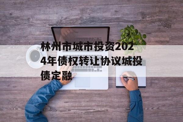 林州市城市投资2024年债权转让协议城投债定融