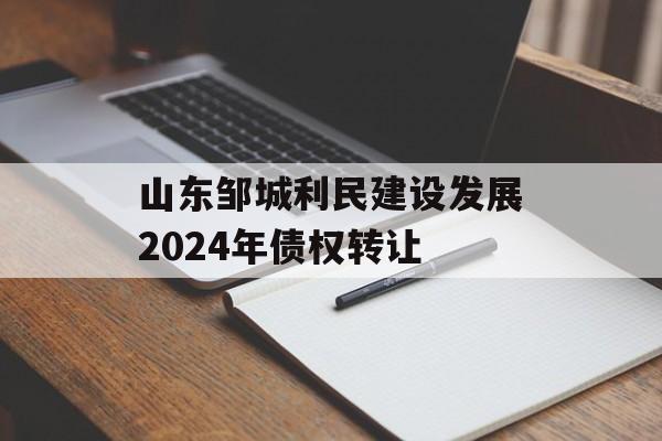 山东邹城利民建设发展2024年债权转让