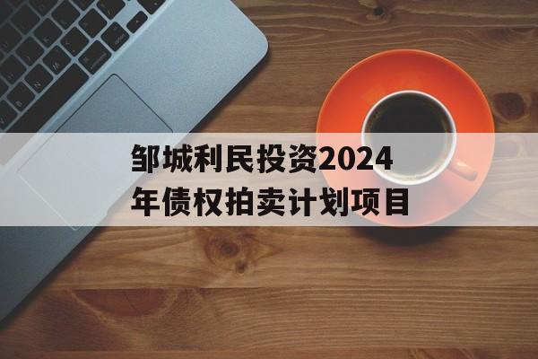 邹城利民投资2024年债权拍卖计划项目