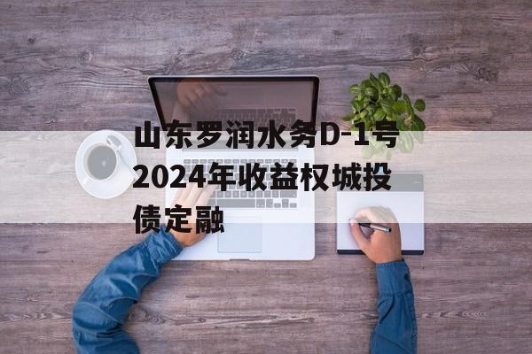 山东罗润水务D-1号2024年收益权城投债定融