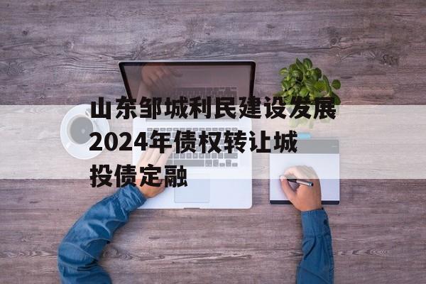 山东邹城利民建设发展2024年债权转让城投债定融